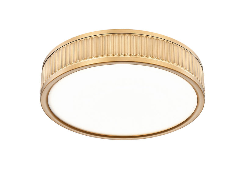 Z-Lite 1013F12-MGLD-LED LED Flush Mount, Modern Gold