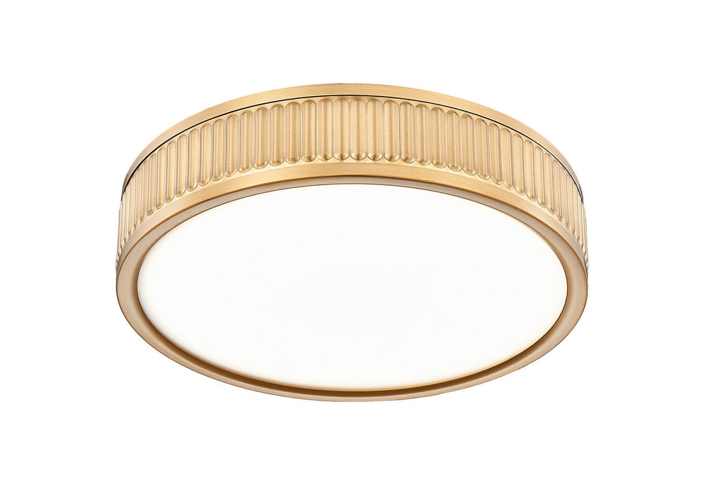 Z-Lite 1013F12-MGLD-LED LED Flush Mount, Modern Gold