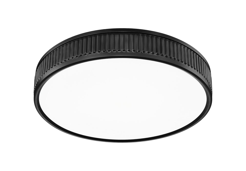 Z-Lite 1013F16-MB-LED LED Flush Mount, Matte Black