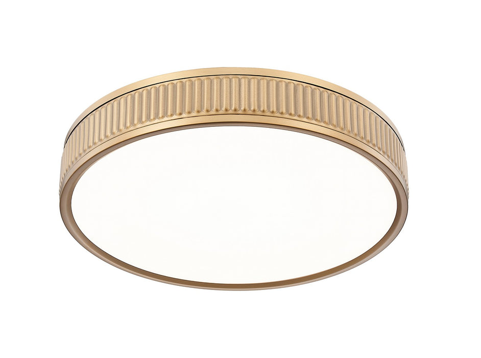 Z-Lite 1013F16-MGLD-LED LED Flush Mount, Modern Gold