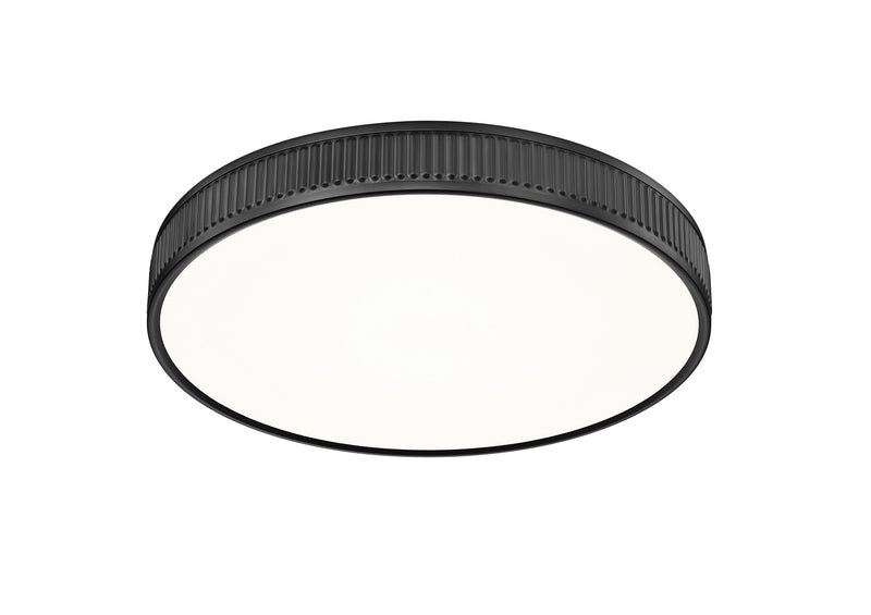 Z-Lite 1013F20-MB-LED LED Flush Mount, Matte Black