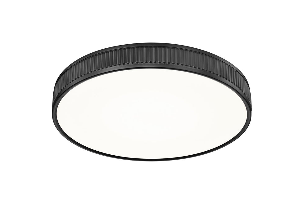 Z-Lite 1013F20-MB-LED LED Flush Mount, Matte Black