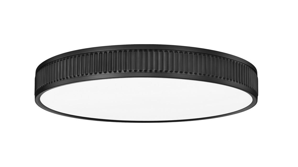 Z-Lite 1013F20-MB-LED LED Flush Mount, Matte Black