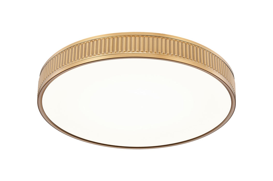Z-Lite 1013F20-MGLD-LED LED Flush Mount, Modern Gold