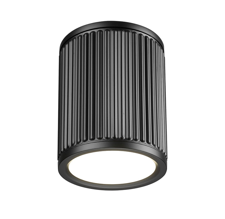 Z-Lite 1013F6-MB-LED LED Flush Mount, Matte Black