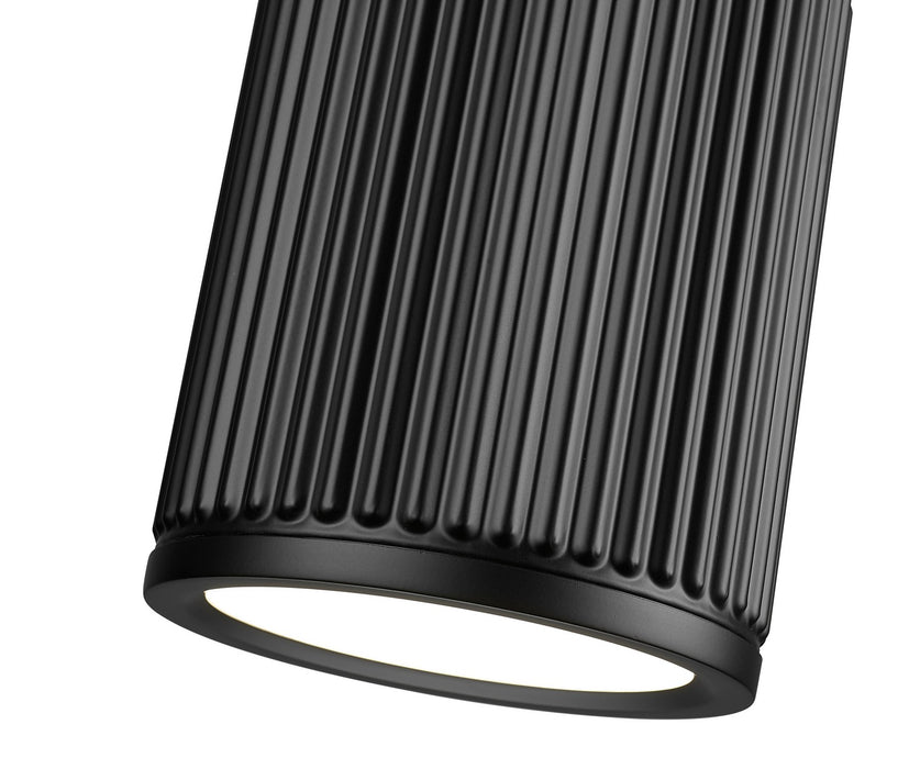 Z-Lite 1013F6-MB-LED LED Flush Mount, Matte Black