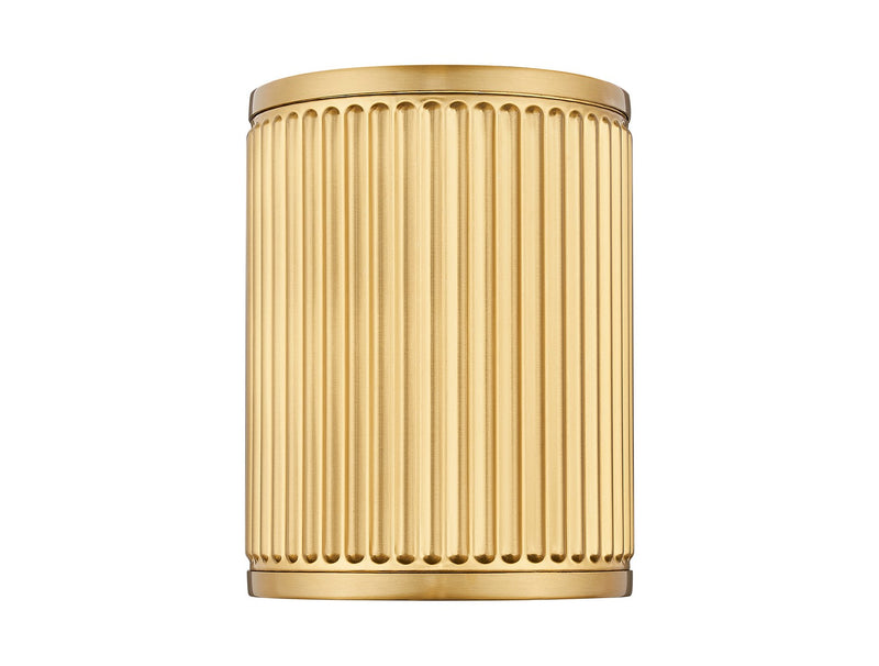 Z-Lite 1013F6-MGLD-LED LED Flush Mount, Modern Gold
