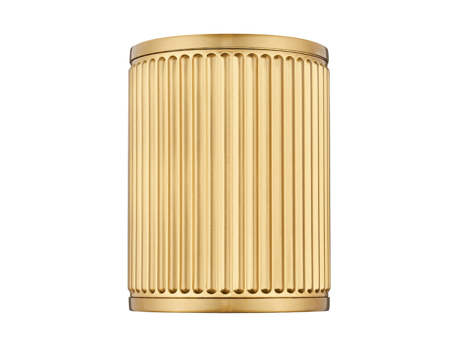 Z-Lite 1013F6-MGLD-LED LED Flush Mount, Modern Gold