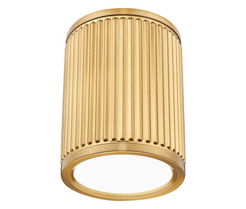 Z-Lite 1013F6-MGLD-LED LED Flush Mount, Modern Gold