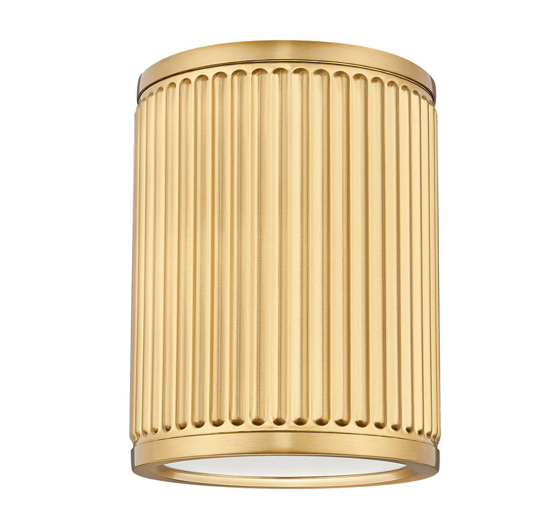Z-Lite 1013F6-MGLD-LED LED Flush Mount, Modern Gold