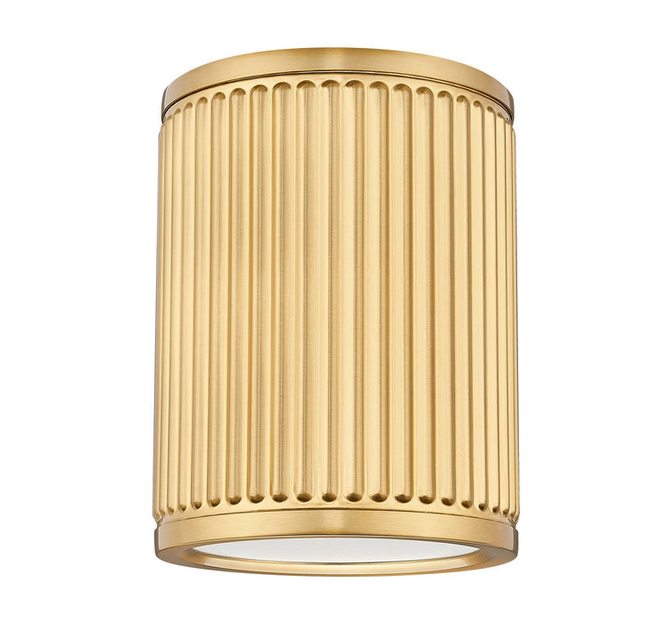 Z-Lite 1013F6-MGLD-LED LED Flush Mount, Modern Gold