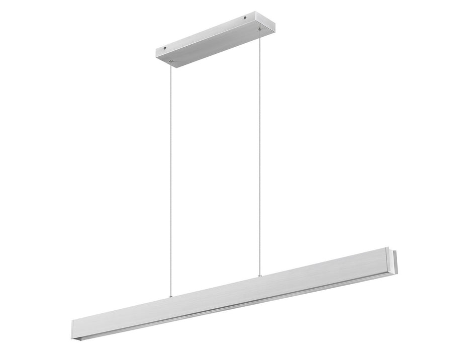Z-Lite 1016-55L-BN-LED LED Linear Chandelier, Brushed Nickel