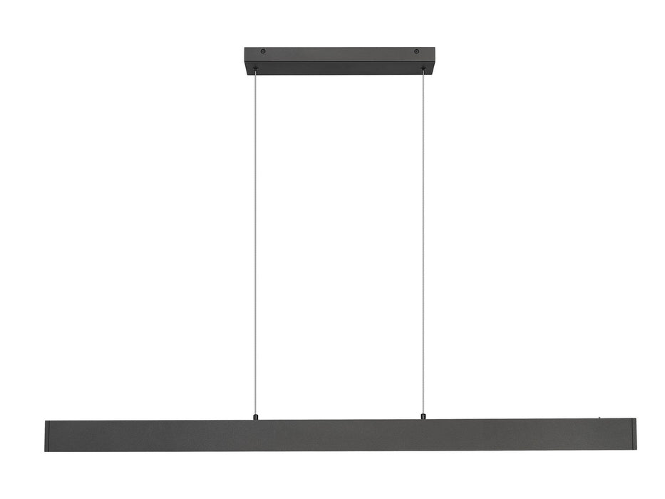 Z-Lite 1016-55L-MB-LED LED Linear Chandelier, Matte Black