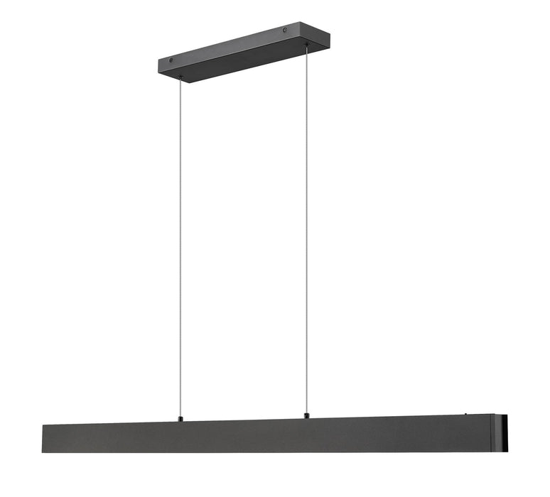 Z-Lite 1016-55L-MB-LED LED Linear Chandelier, Matte Black