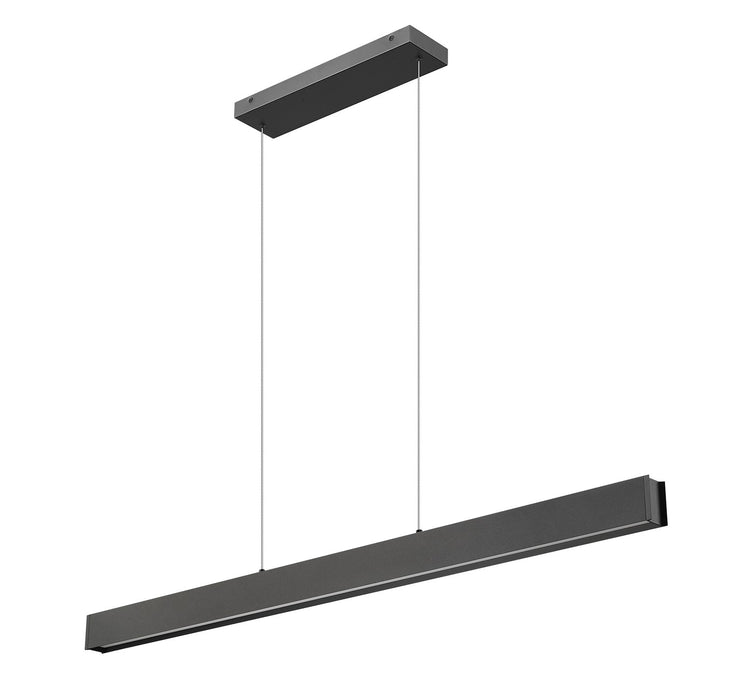 Z-Lite 1016-55L-MB-LED LED Linear Chandelier, Matte Black
