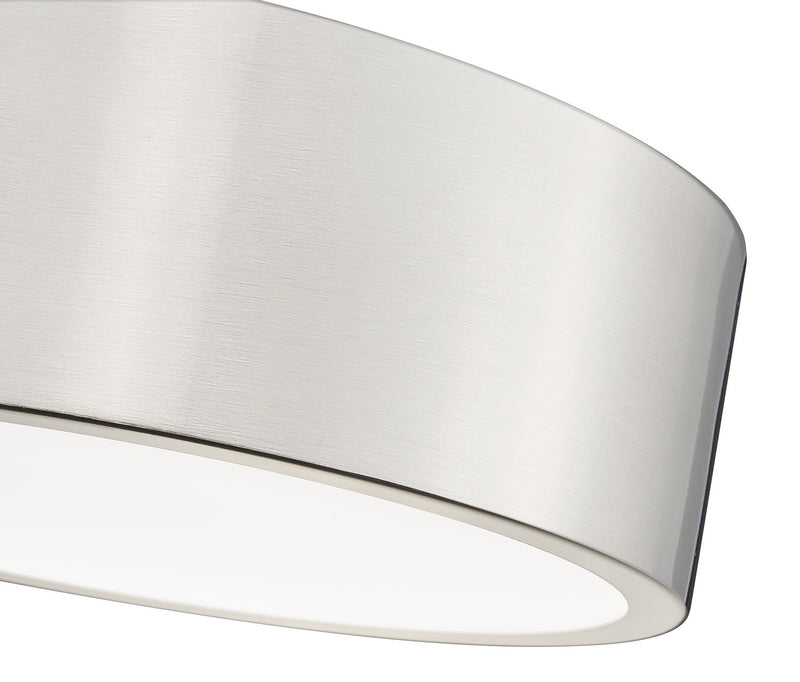 Z-Lite 1017F12-BN-LED LED Flush Mount, Brushed Nickel