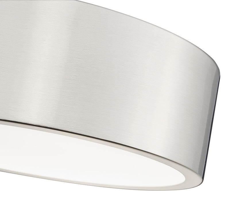Z-Lite 1017F12-BN-LED LED Flush Mount, Brushed Nickel
