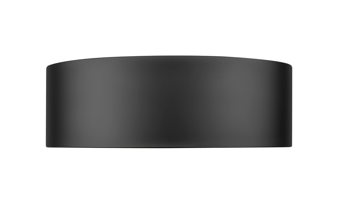 Z-Lite 1017F12-MB-LED LED Flush Mount, Matte Black