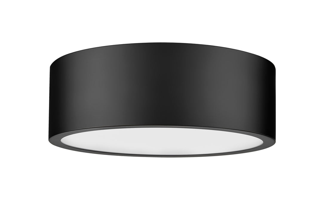Z-Lite 1017F12-MB-LED LED Flush Mount, Matte Black