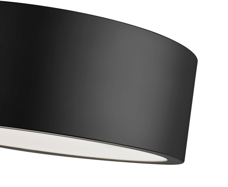 Z-Lite 1017F12-MB-LED LED Flush Mount, Matte Black