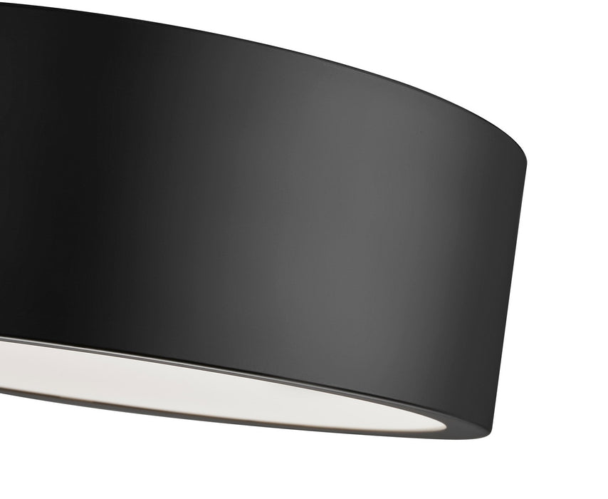 Z-Lite 1017F12-MB-LED LED Flush Mount, Matte Black