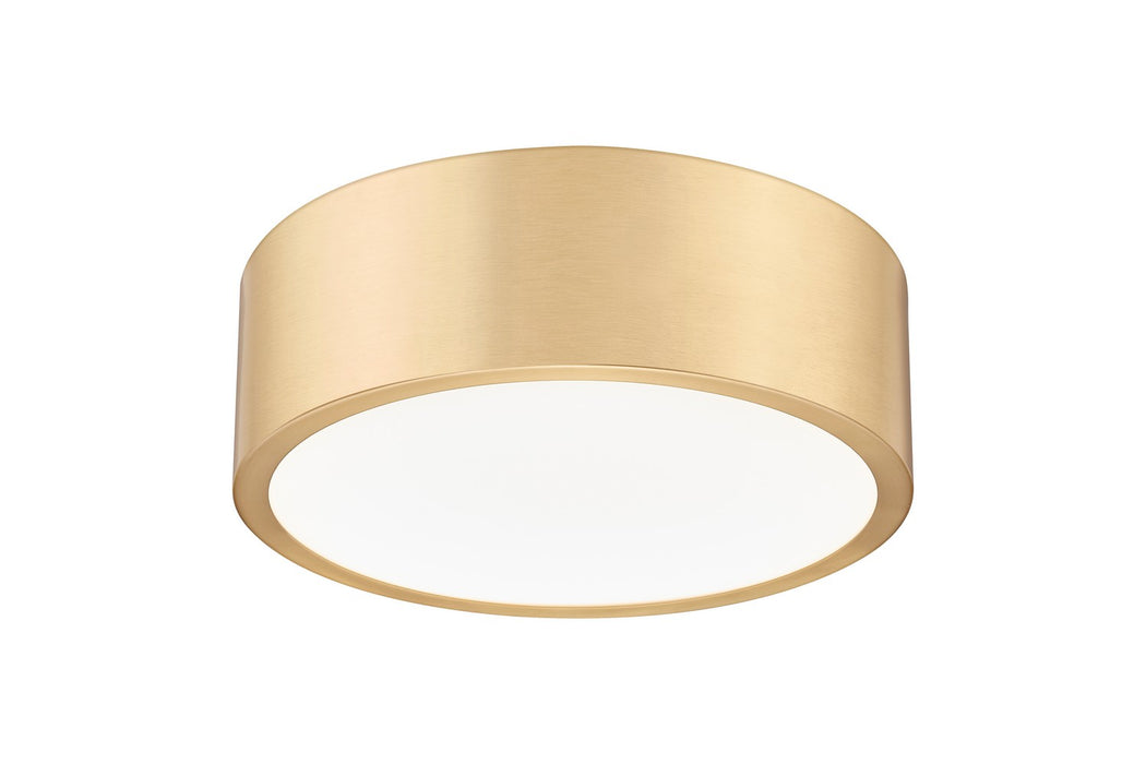 Z-Lite 1017F12-MGLD-LED LED Flush Mount, Modern Gold