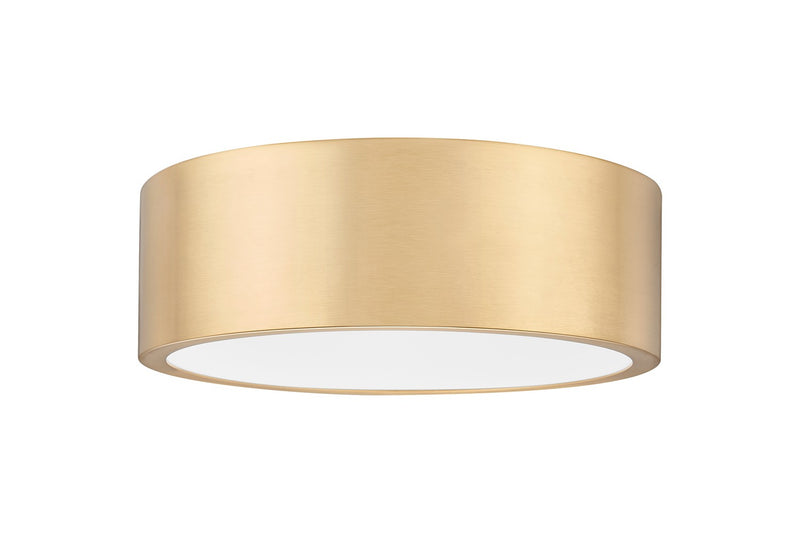 Z-Lite 1017F12-MGLD-LED LED Flush Mount, Modern Gold
