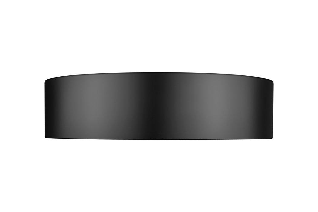 Z-Lite 1017F16-MB-LED LED Flush Mount, Matte Black