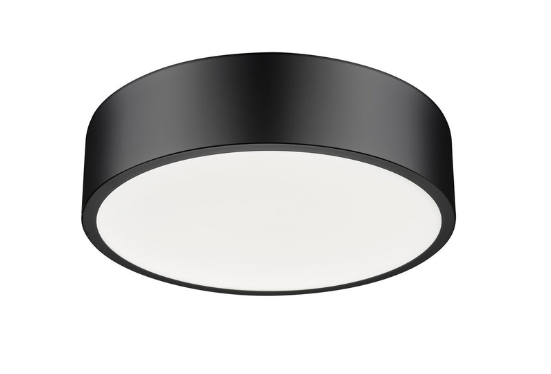 Z-Lite 1017F16-MB-LED LED Flush Mount, Matte Black