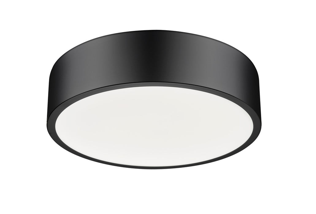Z-Lite 1017F16-MB-LED LED Flush Mount, Matte Black