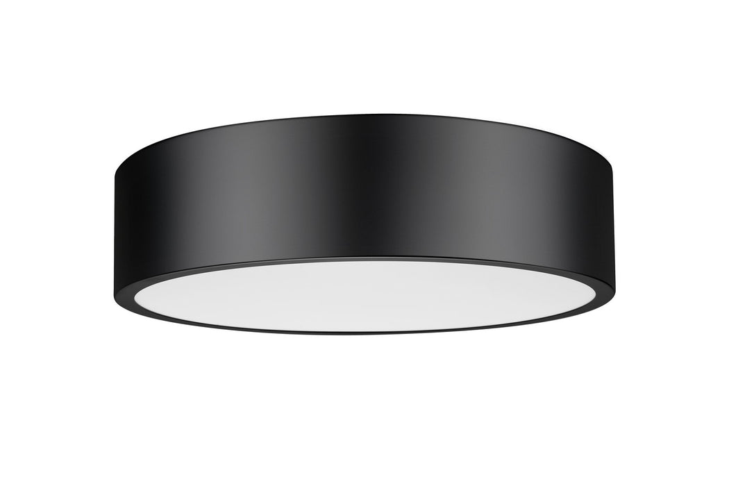 Z-Lite 1017F16-MB-LED LED Flush Mount, Matte Black
