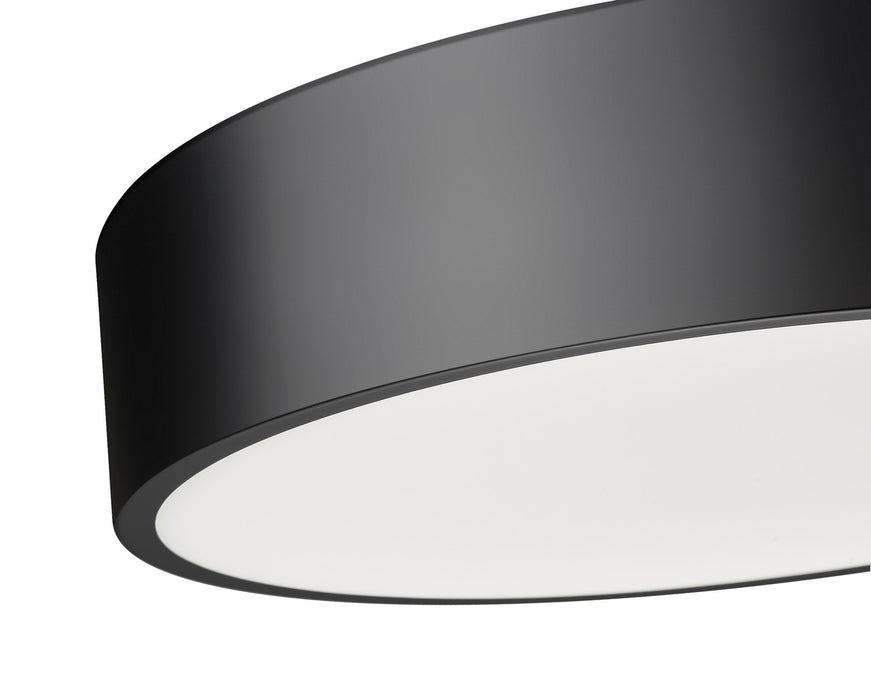 Z-Lite 1017F20-MB-LED LED Flush Mount, Matte Black