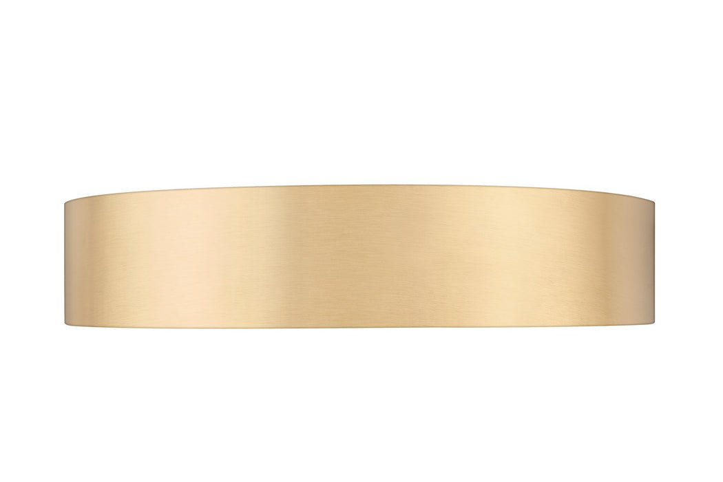 Z-Lite 1017F20-MGLD-LED LED Flush Mount, Modern Gold