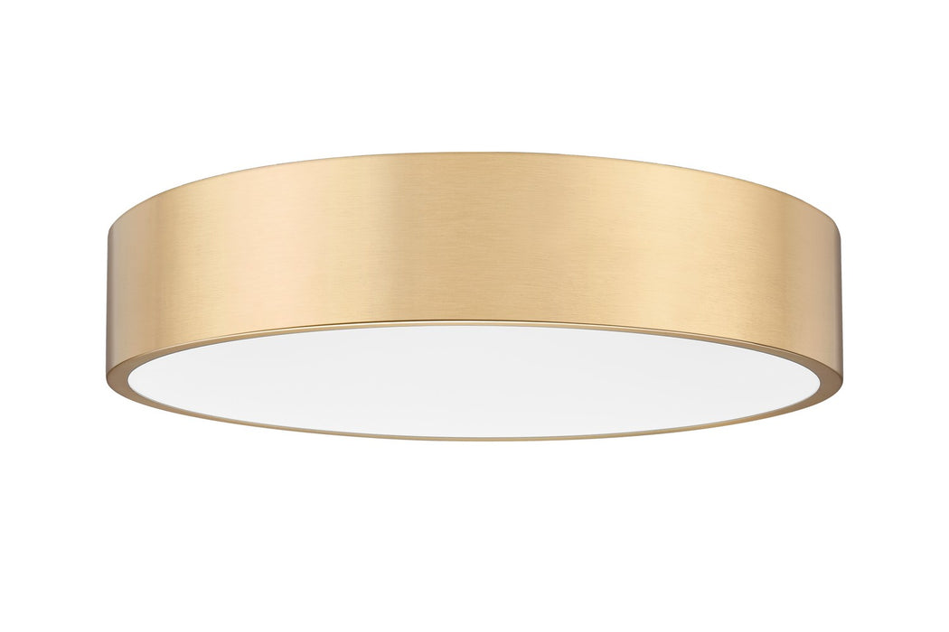 Z-Lite 1017F20-MGLD-LED LED Flush Mount, Modern Gold