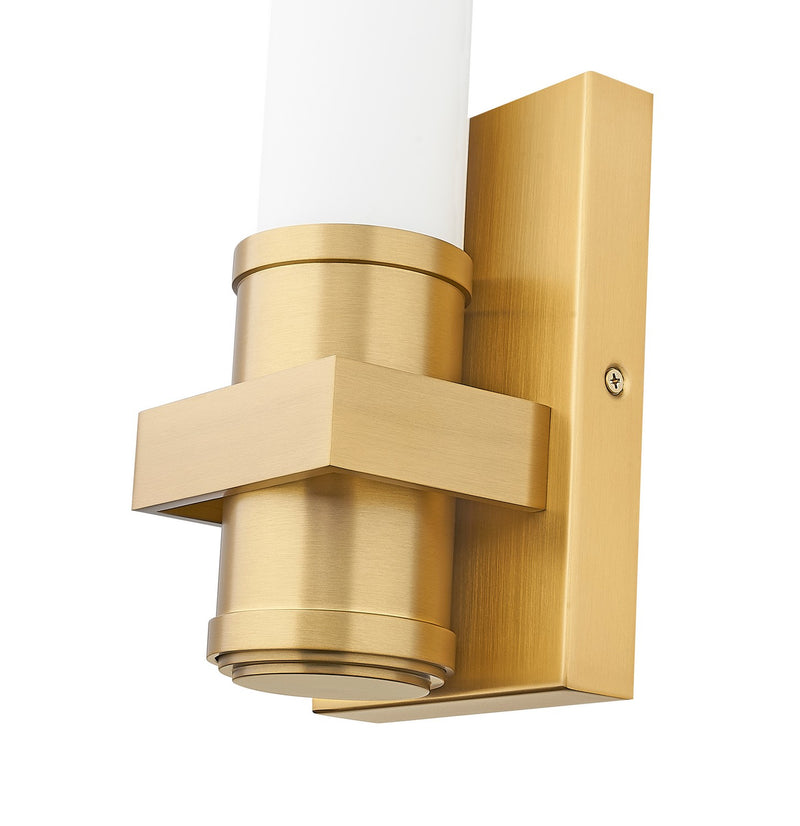 Z-Lite 1019-1S-MGLD-LED LED Wall Sconce, Modern Gold