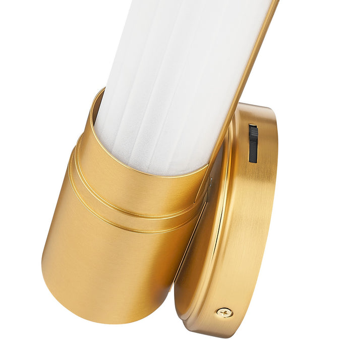 Z-Lite 1020-1S-MGLD-LED LED Wall Sconce, Modern Gold