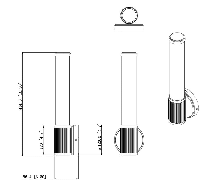 Z-Lite 1021-1S-BN-LED LED Wall Sconce, Brushed Nickel