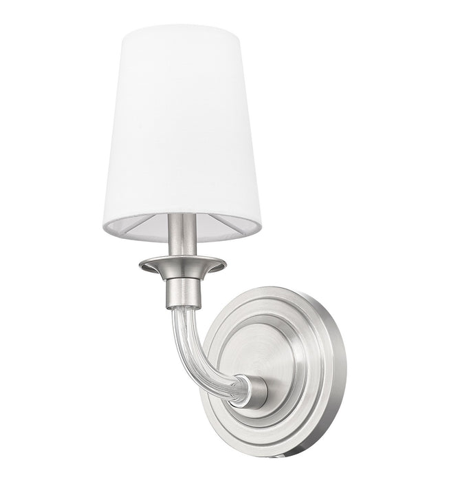Z-Lite 1950-1S-BN One Light Wall Sconce, Brushed Nickel