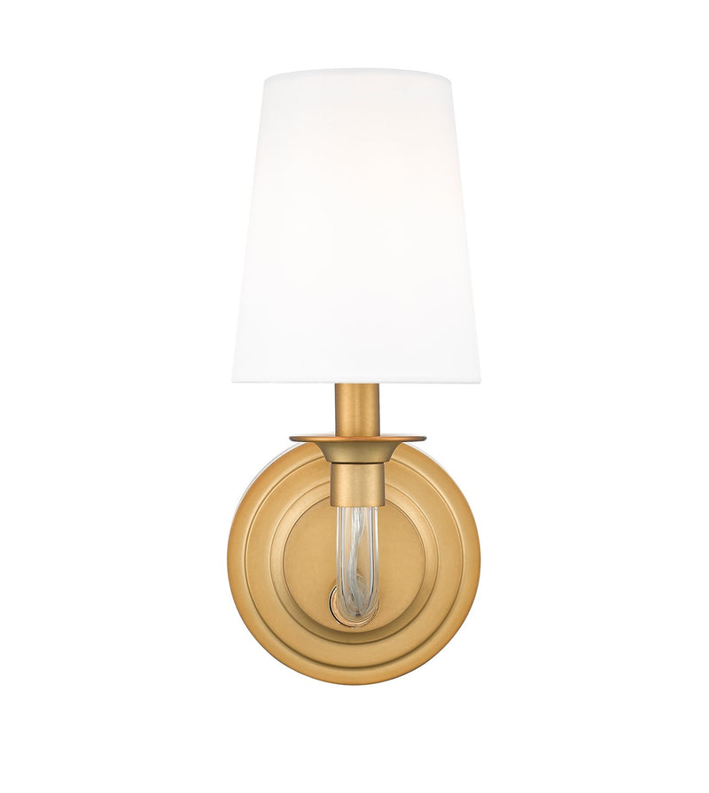 Z-Lite 1950-1S-RB One Light Wall Sconce, Rubbed Brass