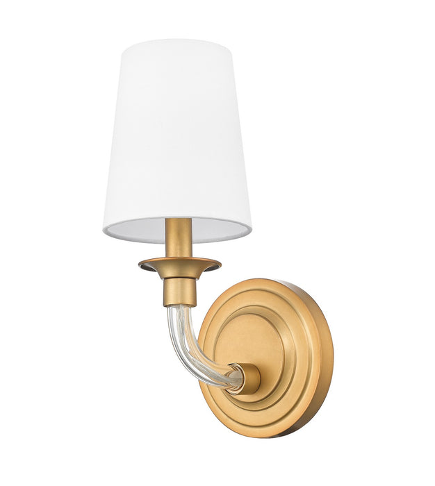 Z-Lite 1950-1S-RB One Light Wall Sconce, Rubbed Brass