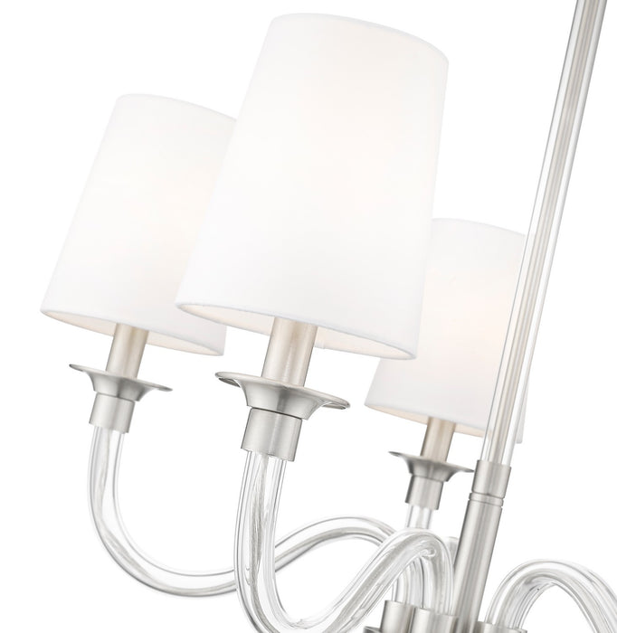 Z-Lite 1950-5BN Five Light Chandelier, Brushed Nickel