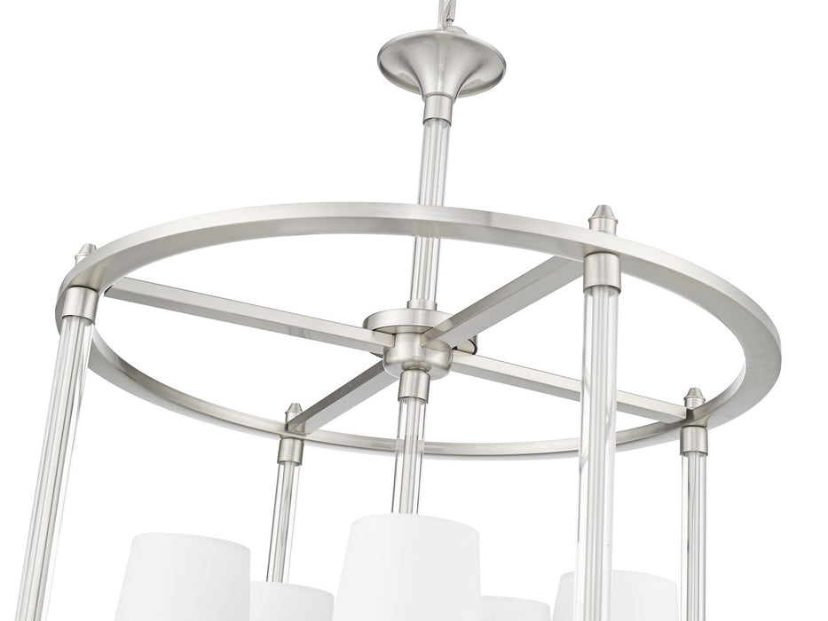 Z-Lite 1950-5C-BN Five Light Chandelier, Brushed Nickel