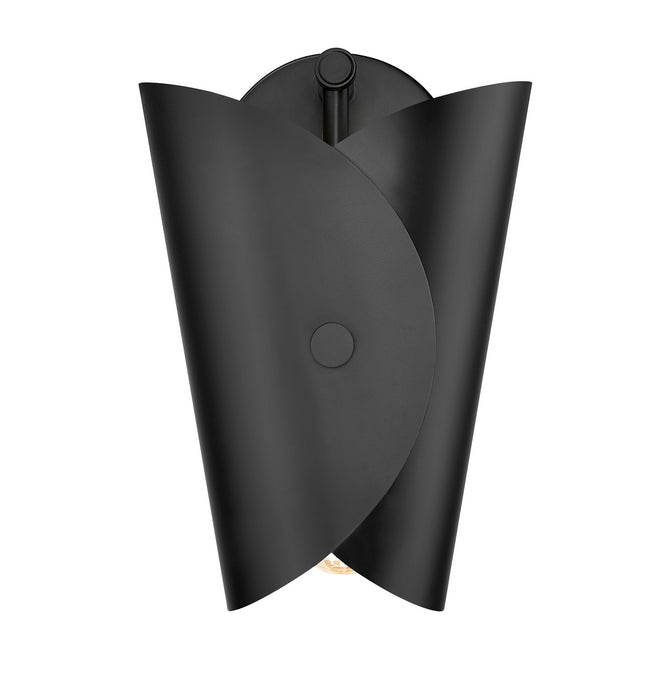 Z-Lite 1951-1S-MB One Light Wall Sconce, Matte Black