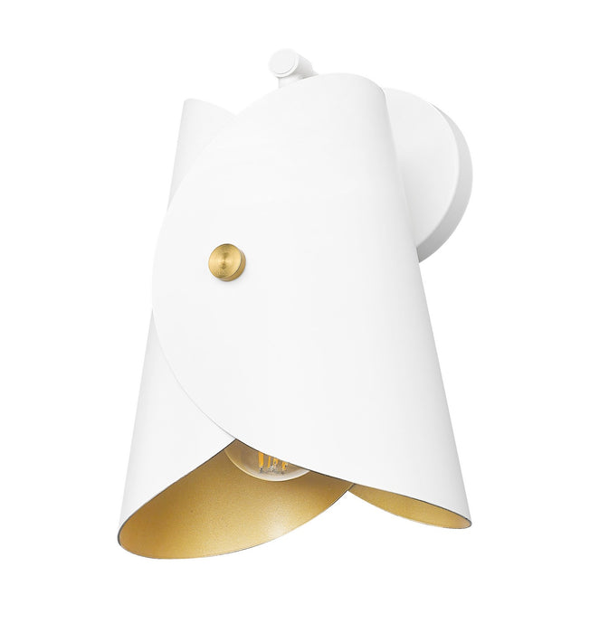Z-Lite 1951-1S-MW One Light Wall Sconce, Matte White