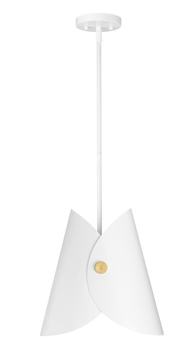 Z-Lite 1951P11-MW One Light Pendant, Matte White