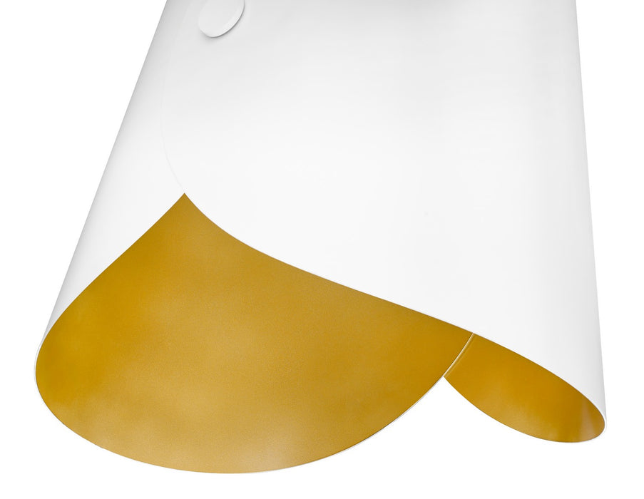 Z-Lite 1951P18-MW One Light Pendant, Matte White