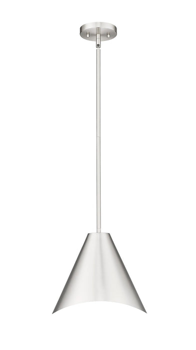 Z-Lite 1952P12-BN One Light Pendant, Brushed Nickel