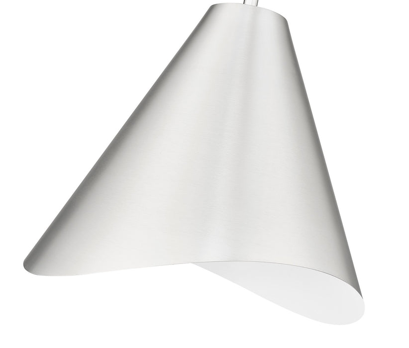 Z-Lite 1952P12-BN One Light Pendant, Brushed Nickel
