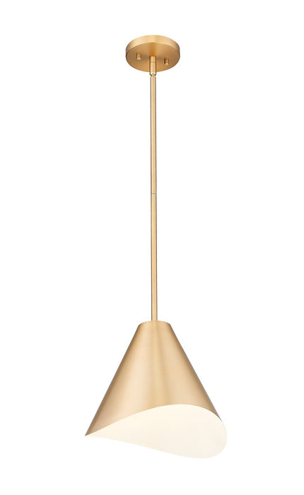 Z-Lite 1952P12-MGLD One Light Pendant, Modern Gold