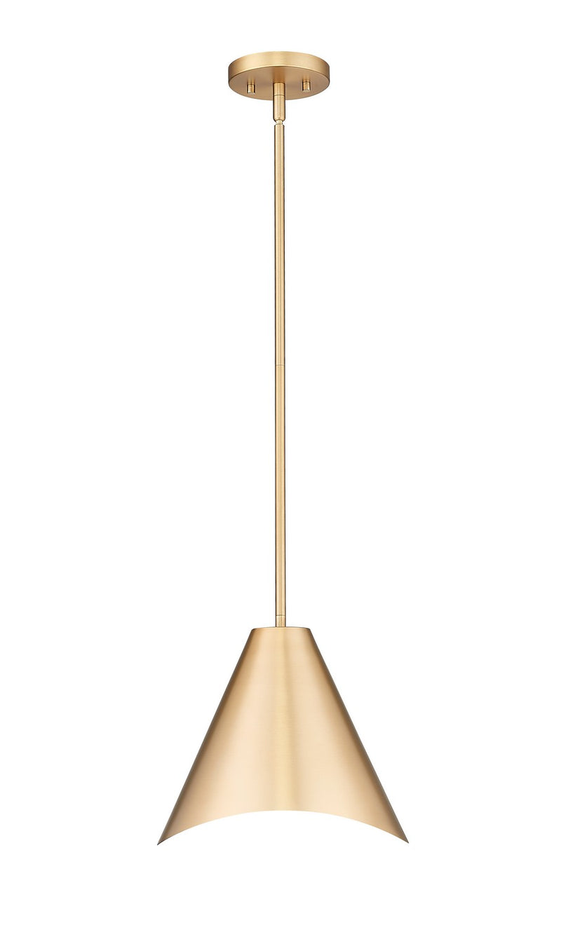 Z-Lite 1952P12-MGLD One Light Pendant, Modern Gold